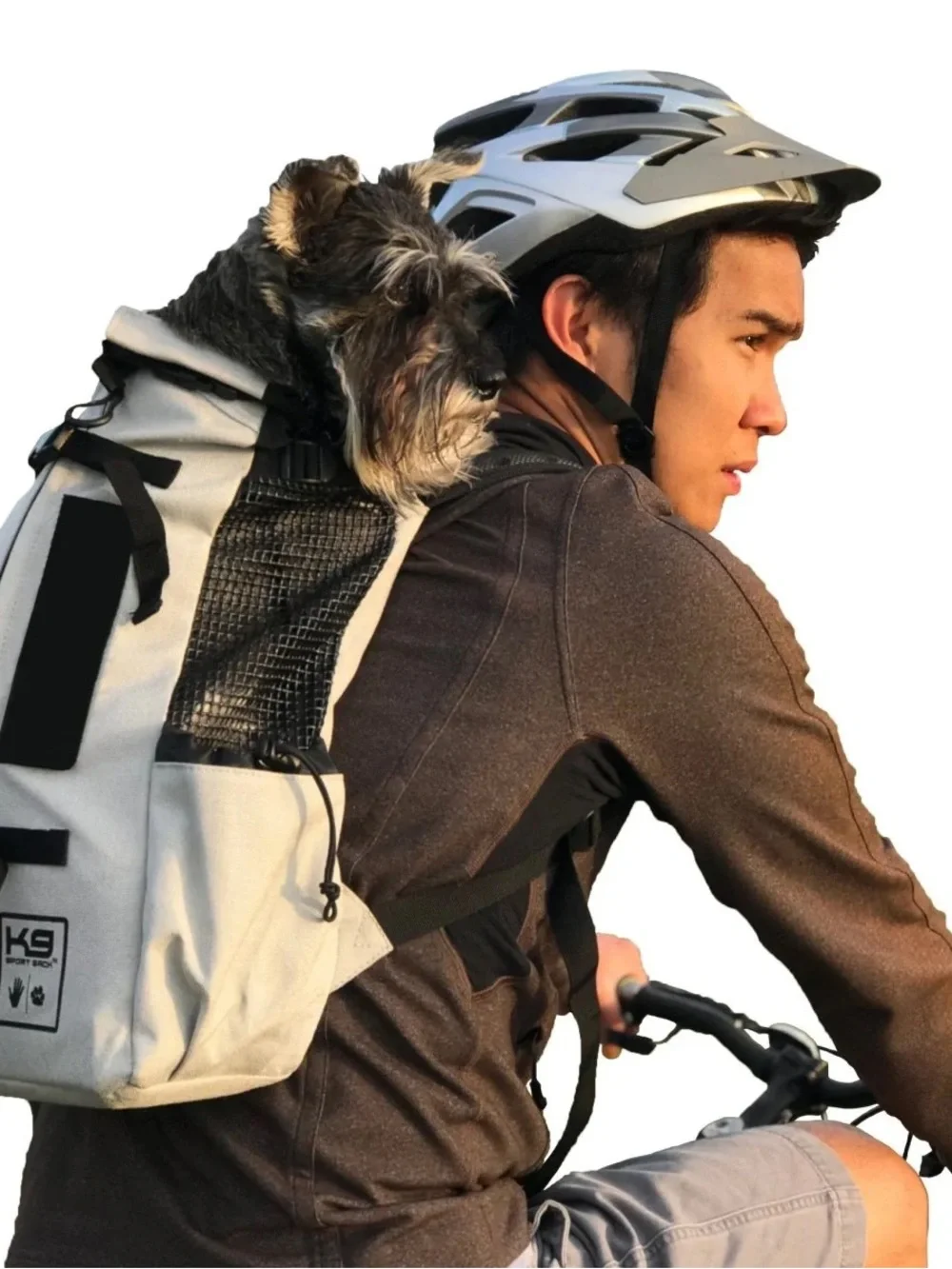 K9 Sport Sack Air 2 | Original Backpack Dog Carrier | Size Small | Light Gray
